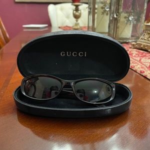 Vintage Gucci Tortoise Shell Sunglasses